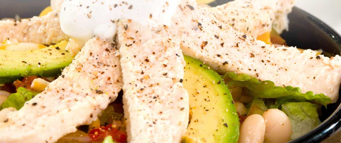 Chicken Avocado Melt Bowl