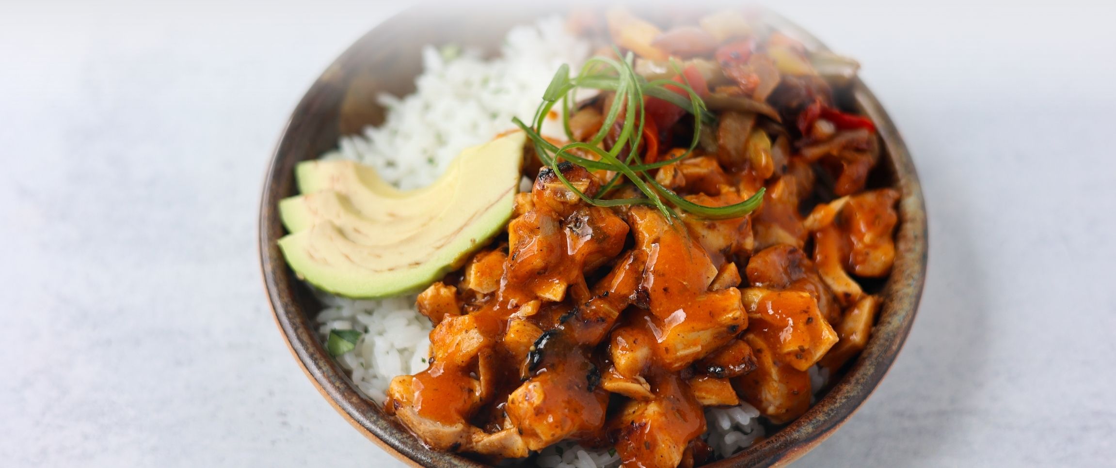Grilled Citrus Chili Chicken Rice Bowl