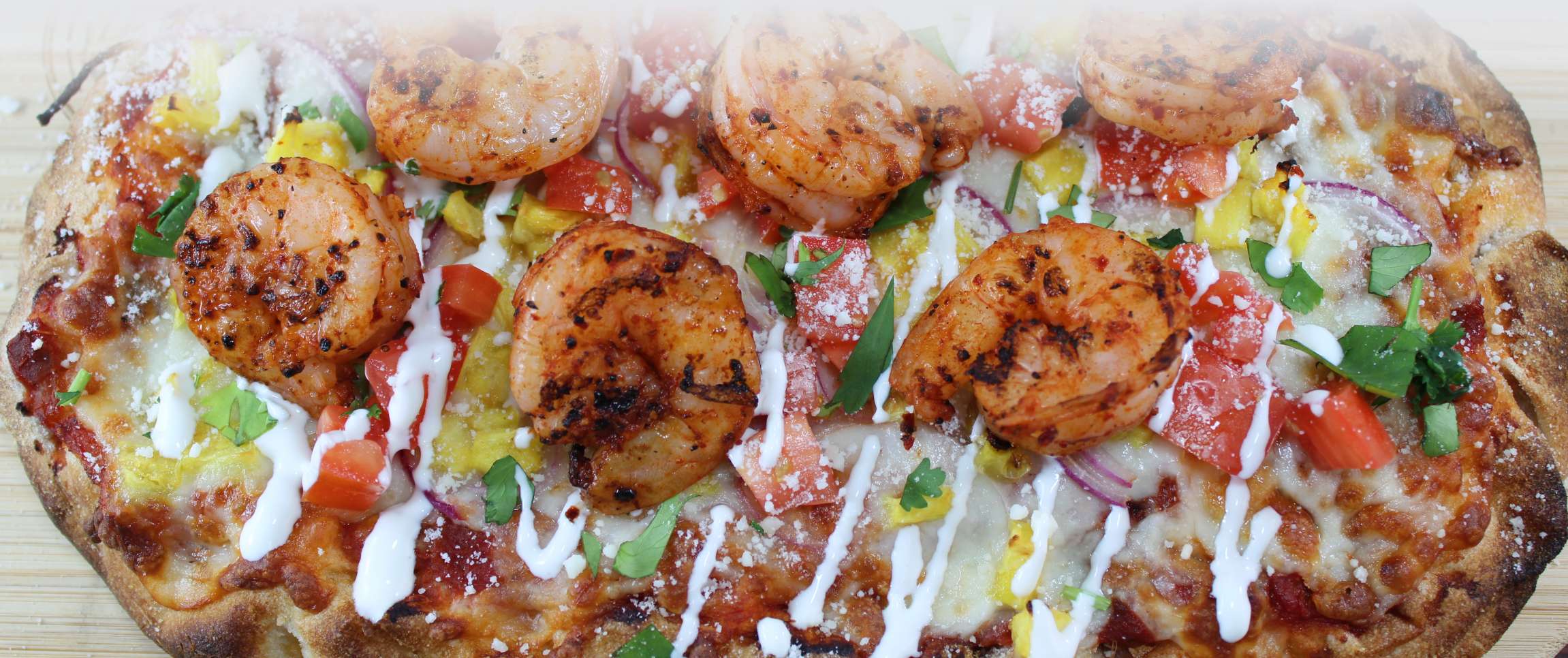 Contigo Al Pastor Shrimo & Pineapple Pinsa