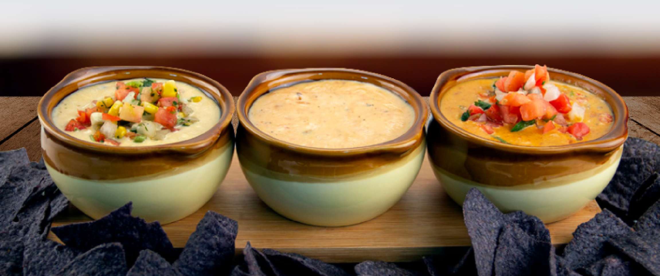 Contigo® Queso Three Ways
