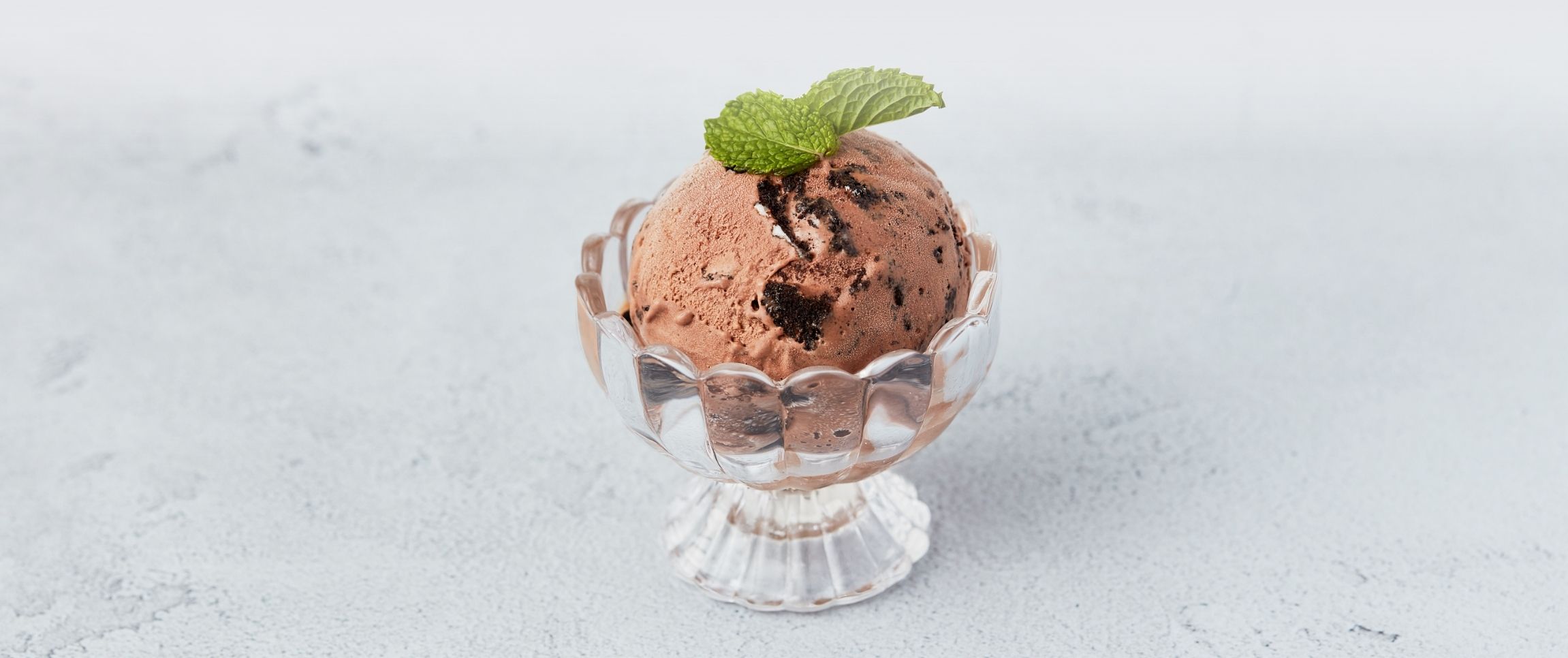 Double Chocolate Mint Ice Cream made with OREO Cookie Pieces