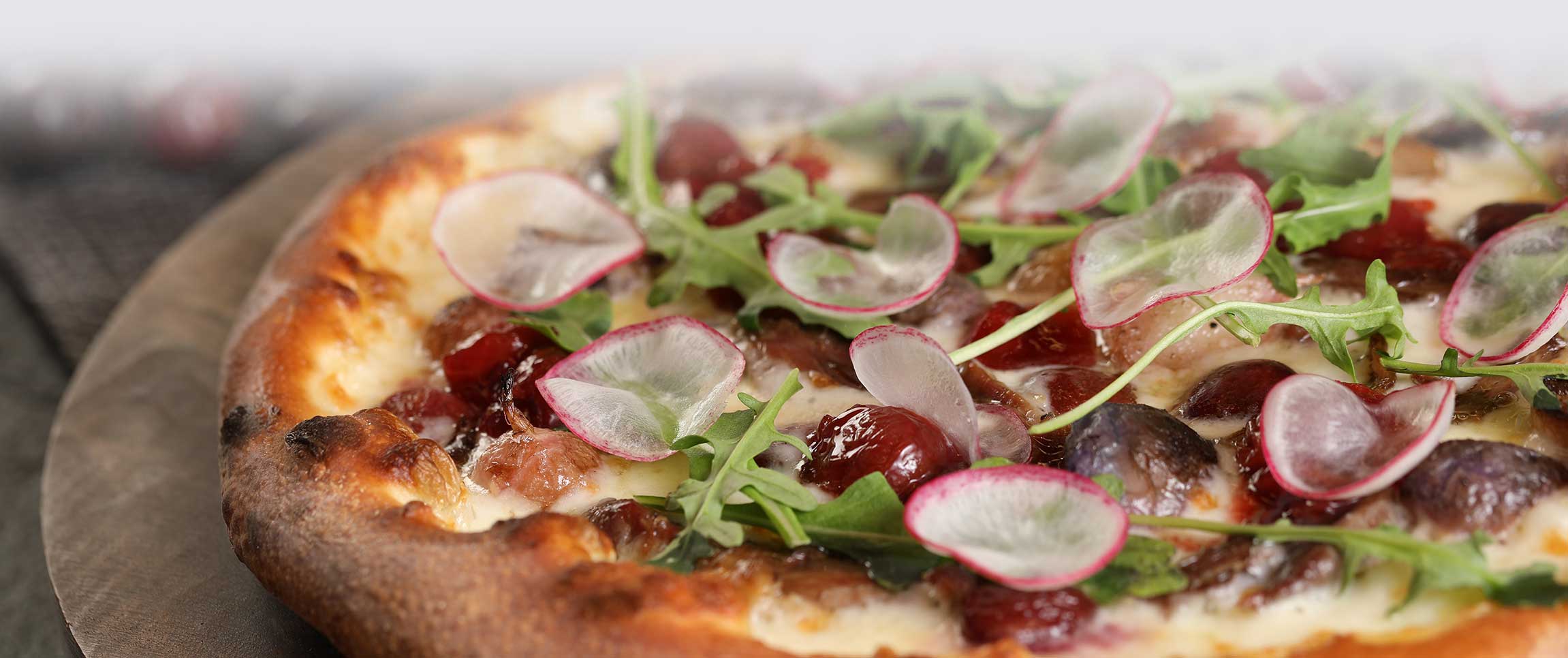 Duck Confit with Cherry Marmalade Pizza