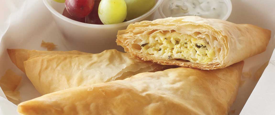 Egg and Feta Stuffed Turnovers