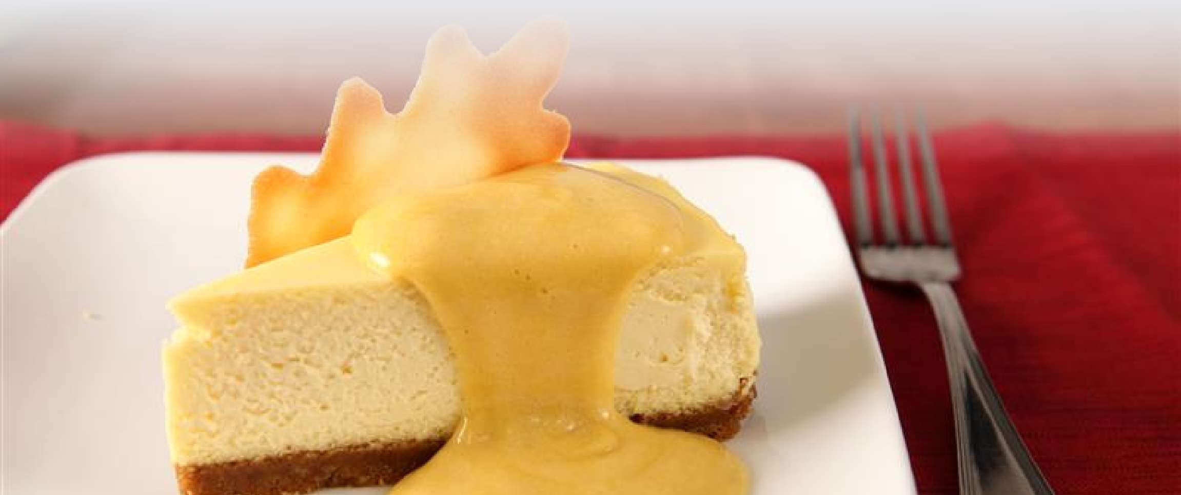 Cheesecake with Eggnog Sabayon