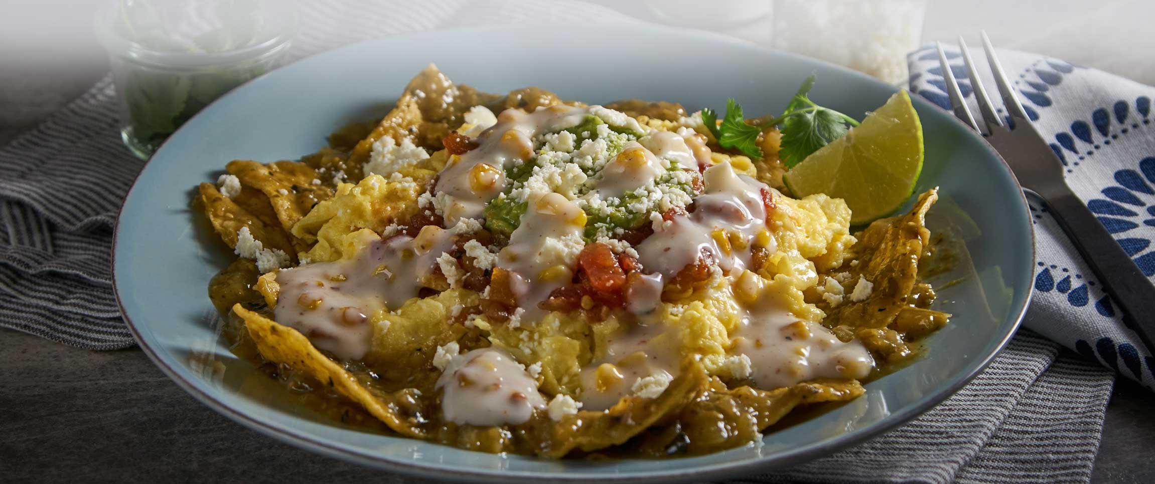 Elotes Gravy Chilaquiles