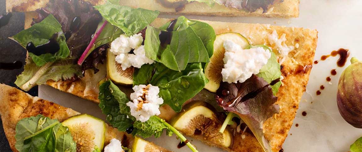 Fig and Arugula Pizza with Balsamic Fig Glaze
