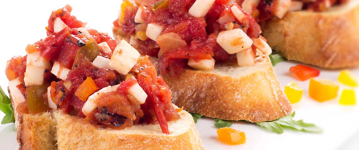 Fire Roasted Salsa Bruschetta