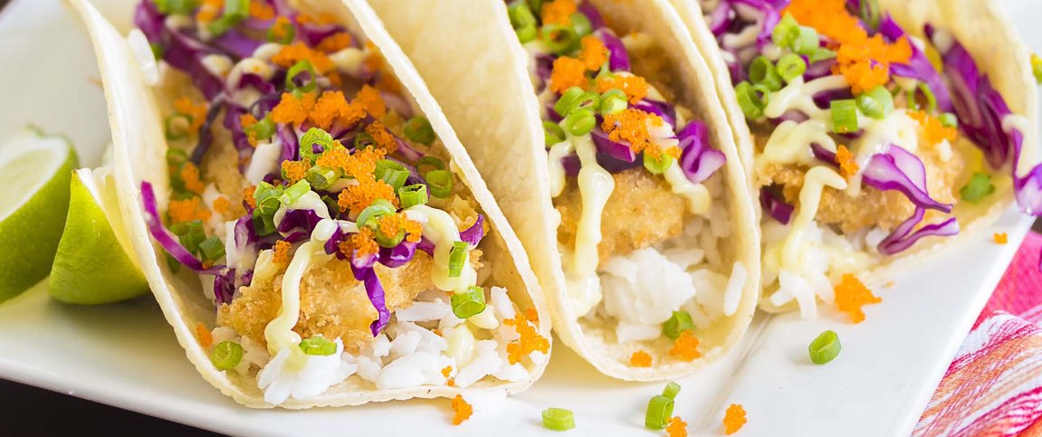 Cod Tacos with Citrus Herb Slaw