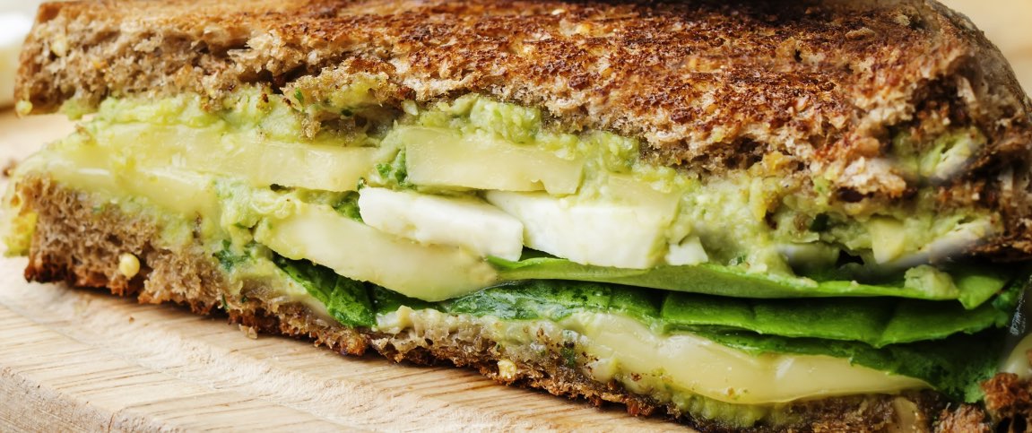 Goat Cheese and Walnut Pesto Sandwich