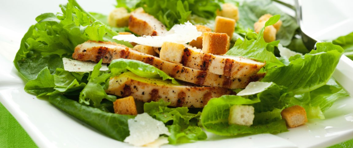 Caesar Salad with Grilled Chicken