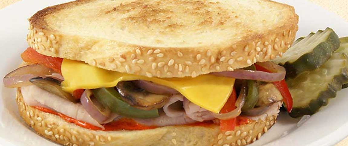 Grilled Sourdough Turkey Sandwich