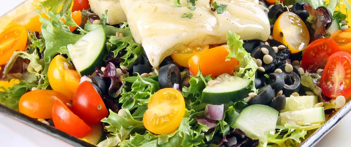 Grilled Halloumi and Lentil Salad