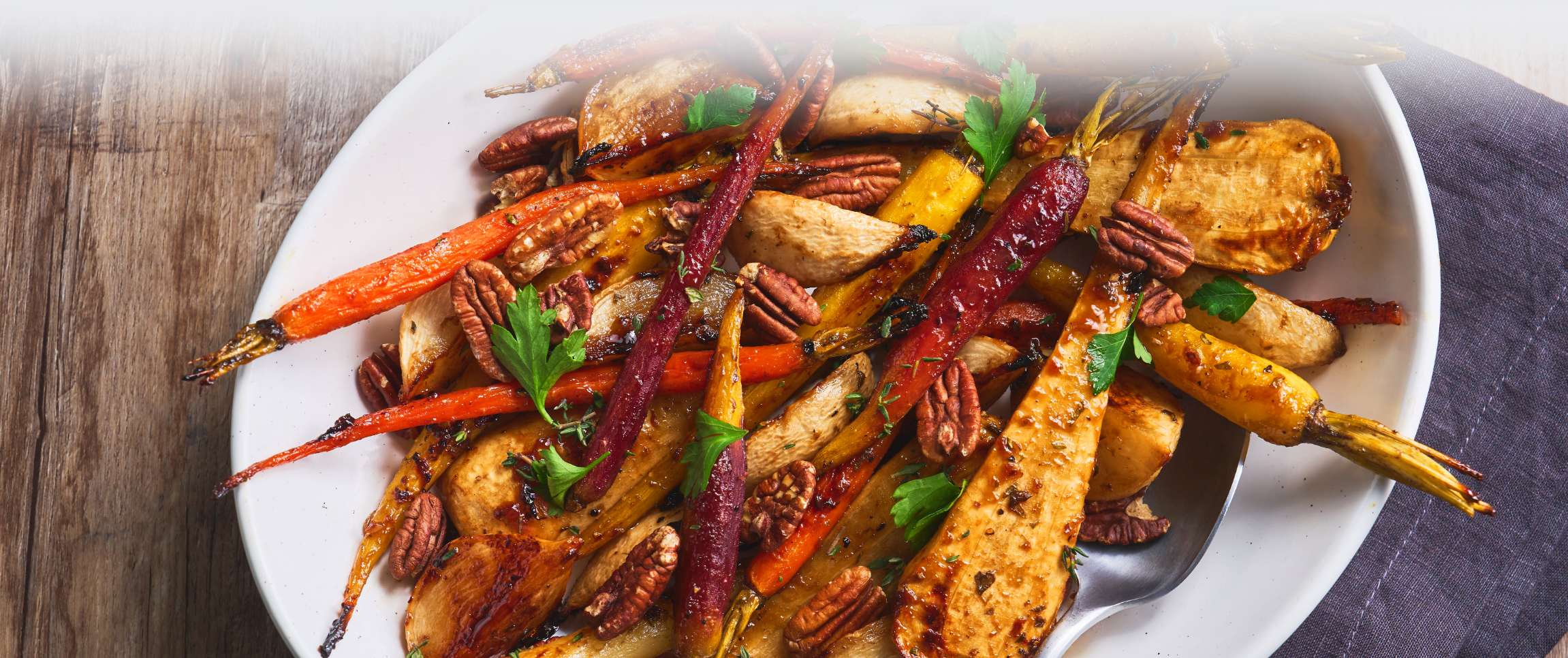 Balsamic Honey Glazed Root Vegetables