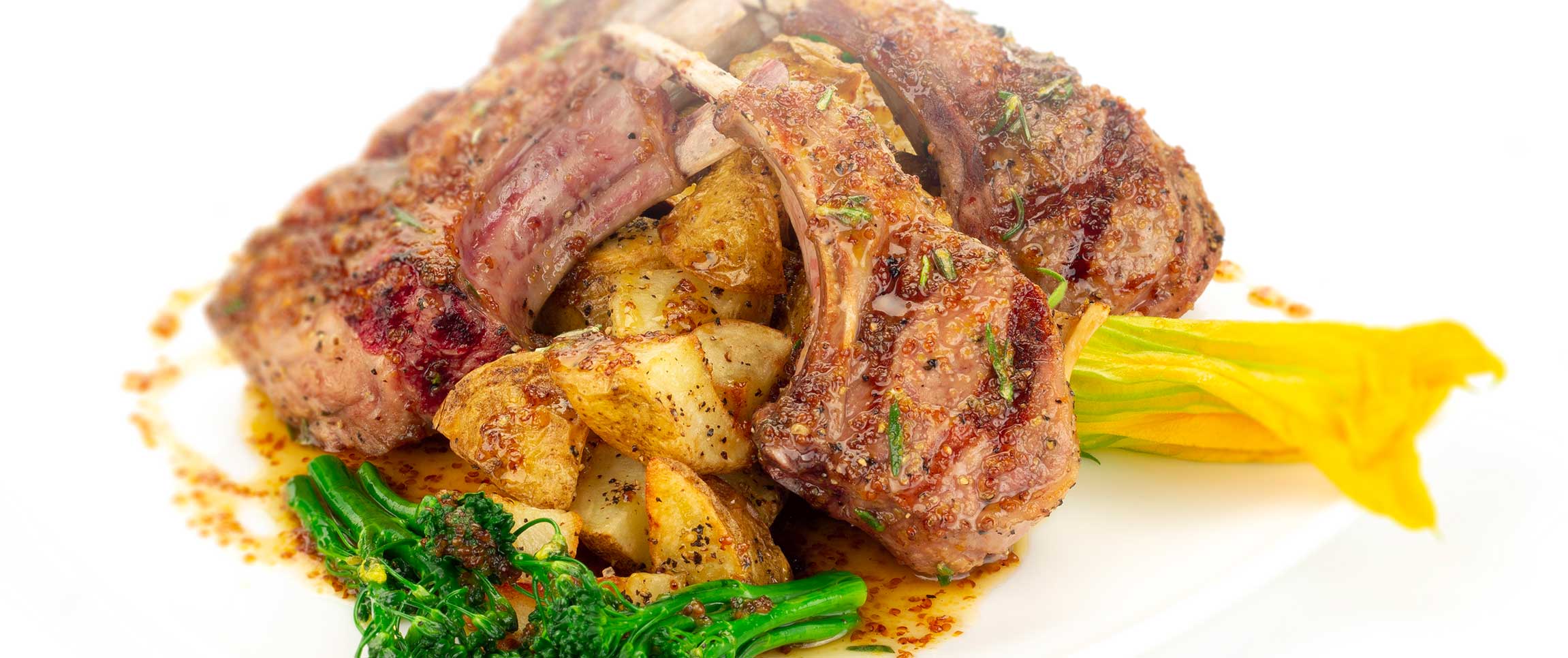 Rosemary and Dijon Mustard Grilled Lamb Chops