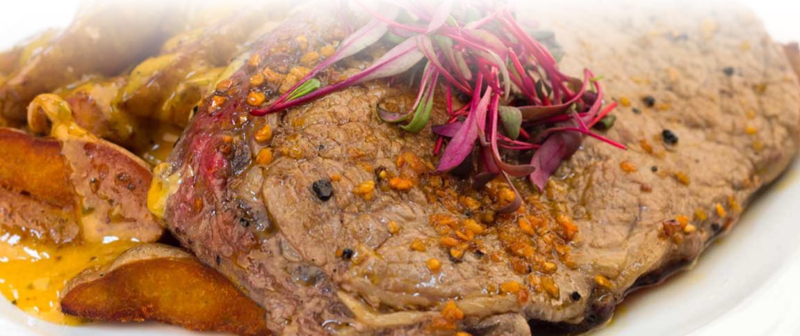 Herb Pan Seared Ribeye with Potatoes