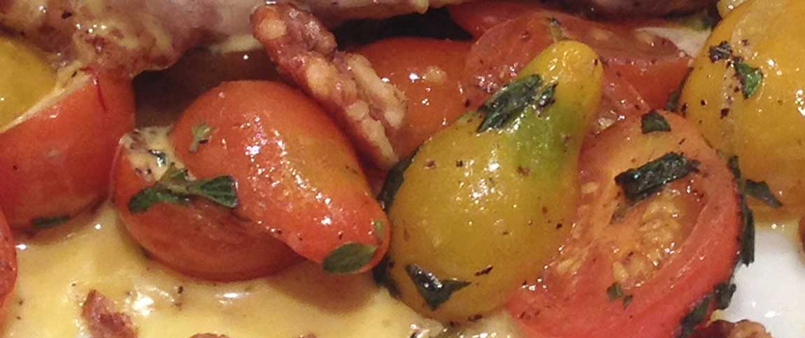 Herb Roasted Tear Drop Tomatoes