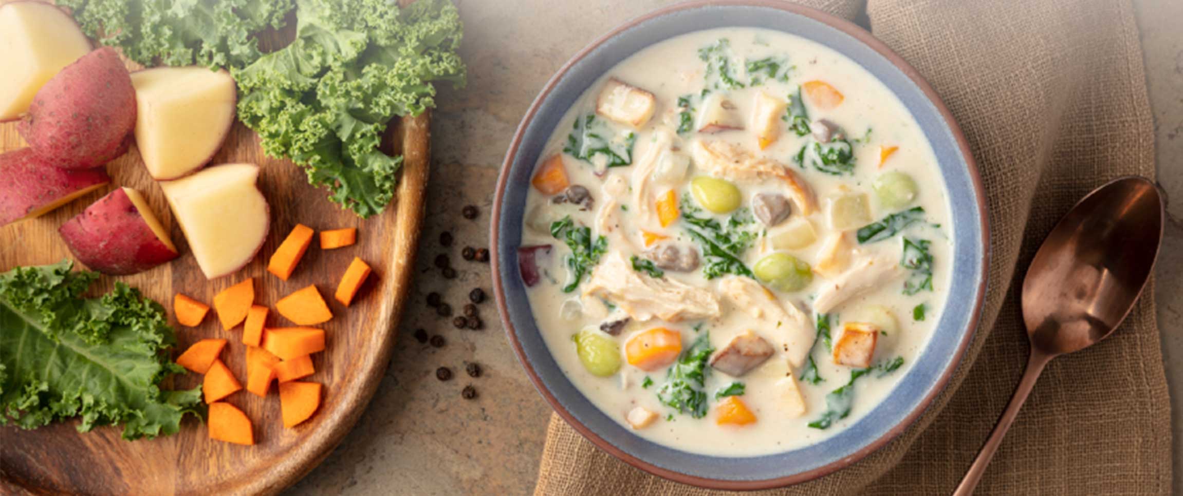 Heart Vegetable and Turkey Soup