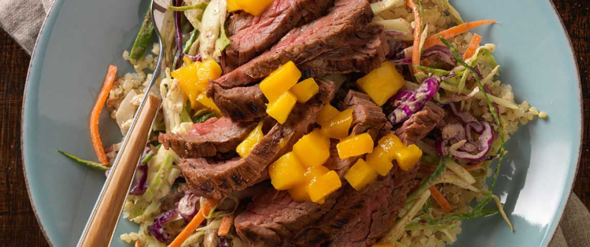 Jamaican Style Jerk Steak Bowl
