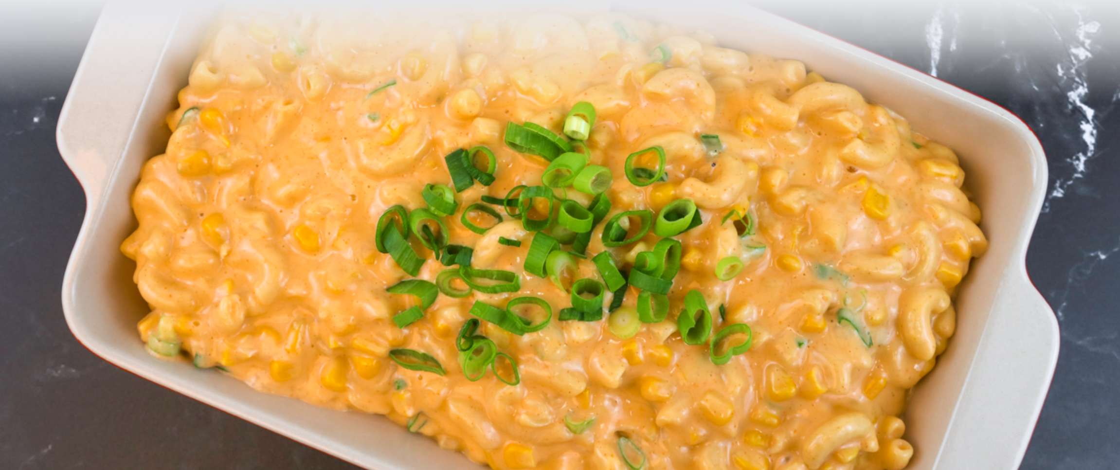Korean Cheesy Corn Macaroni & Cheese