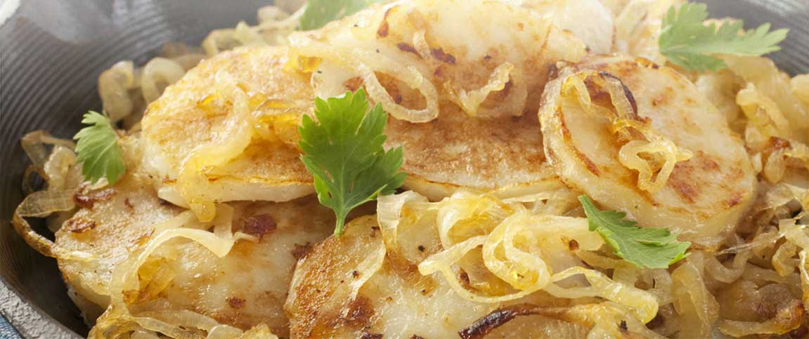 Lyonnaise Potatoes with Caramelized Onions