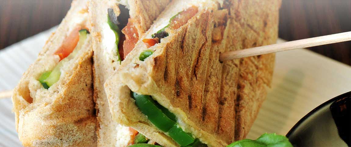 Sourdough Grilled Cheese with Veggies