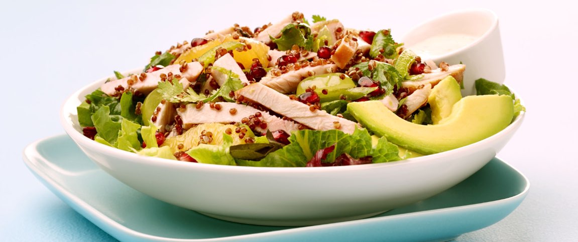 Smoked Turkey and Red Quinoa Sedona Salad