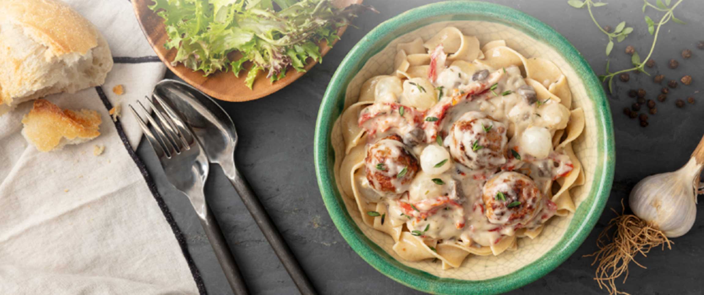 Meatball Stroganoff Soup