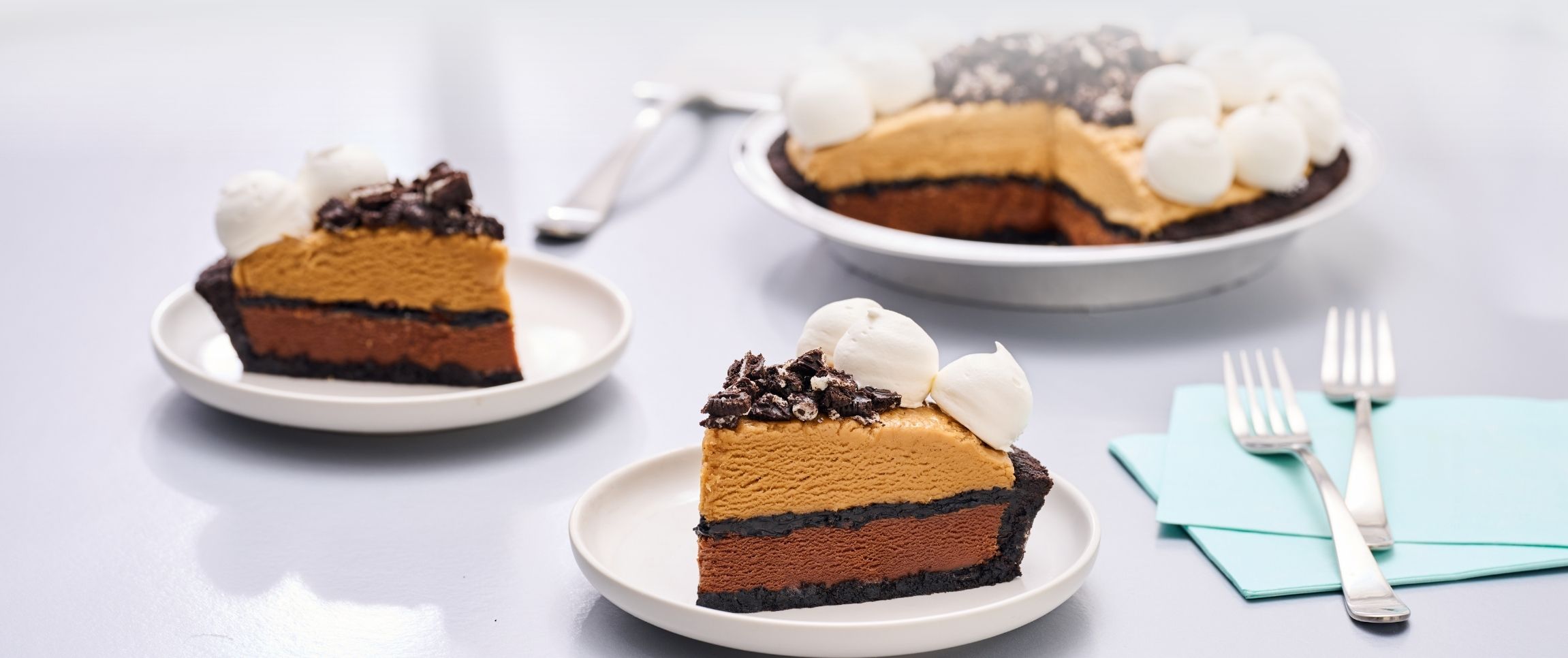 Mocha Ice Cream Pie made with OREO Cookies