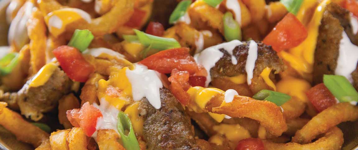 Gyro Style Loaded French Fries