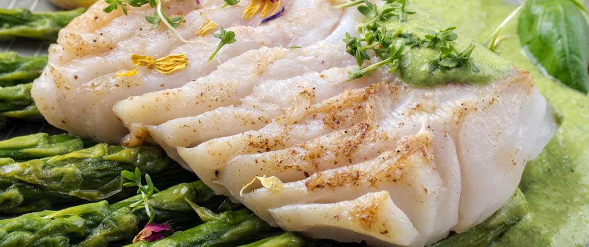 Pan Seared White Fish with White Wine and Capers
