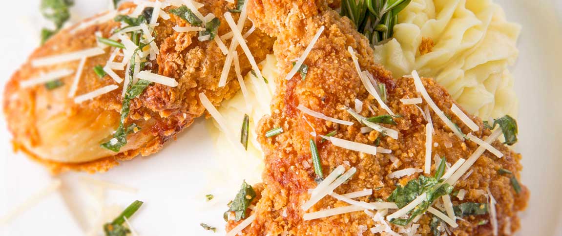 Parmesan Rosemary Bistro Fried Chicken