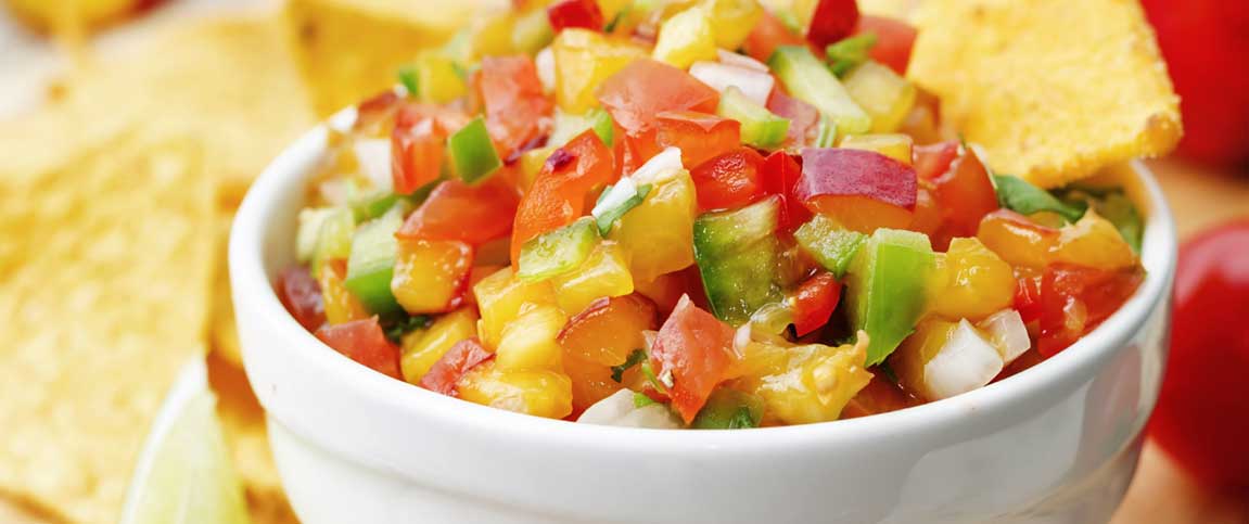 Peach and Key Lime Salsa