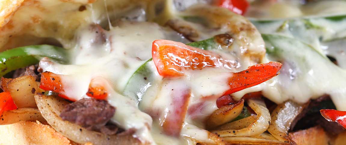 Philly Cheesesteak Sandwich with Pepperoni