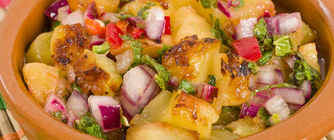 Roasted Chile De Arbol and Tropical Pineapple Salsa