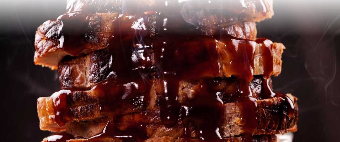 Pork Roast with Sweet and Sour BBQ Sauce