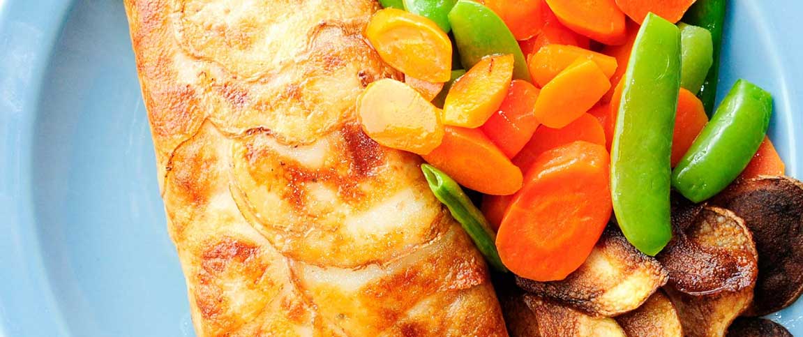 Potato Wrapped Cod Filet
