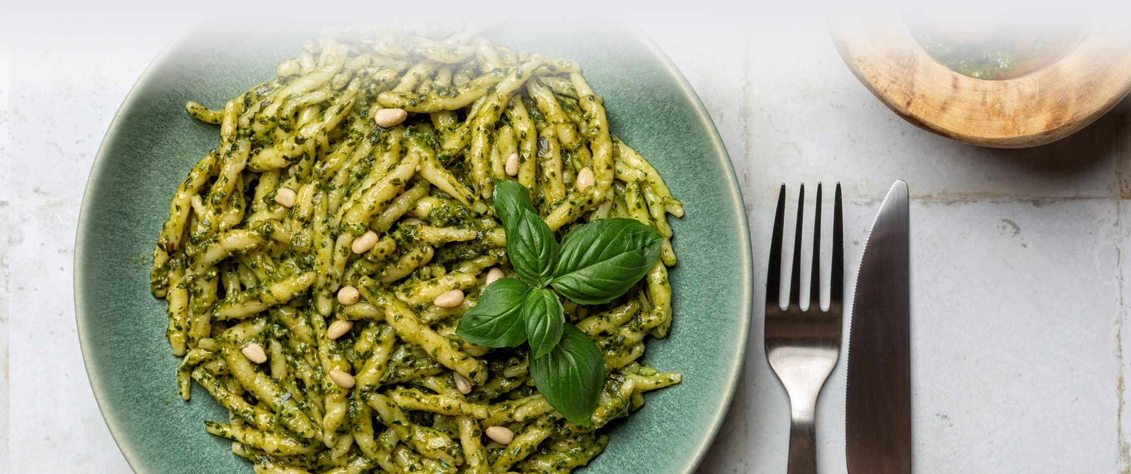 Pasta Fusilli Al Ferretto Pesto