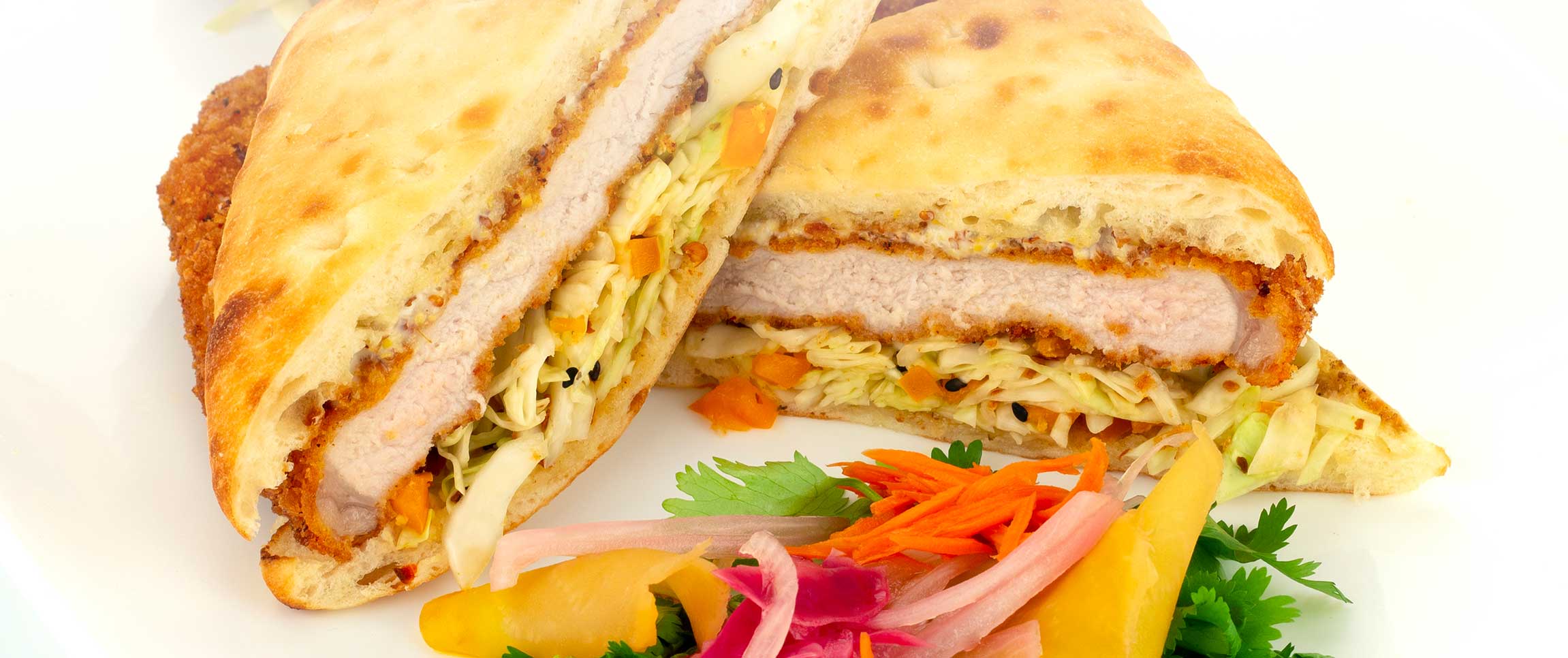 Panko Crusted Pork Sandwich