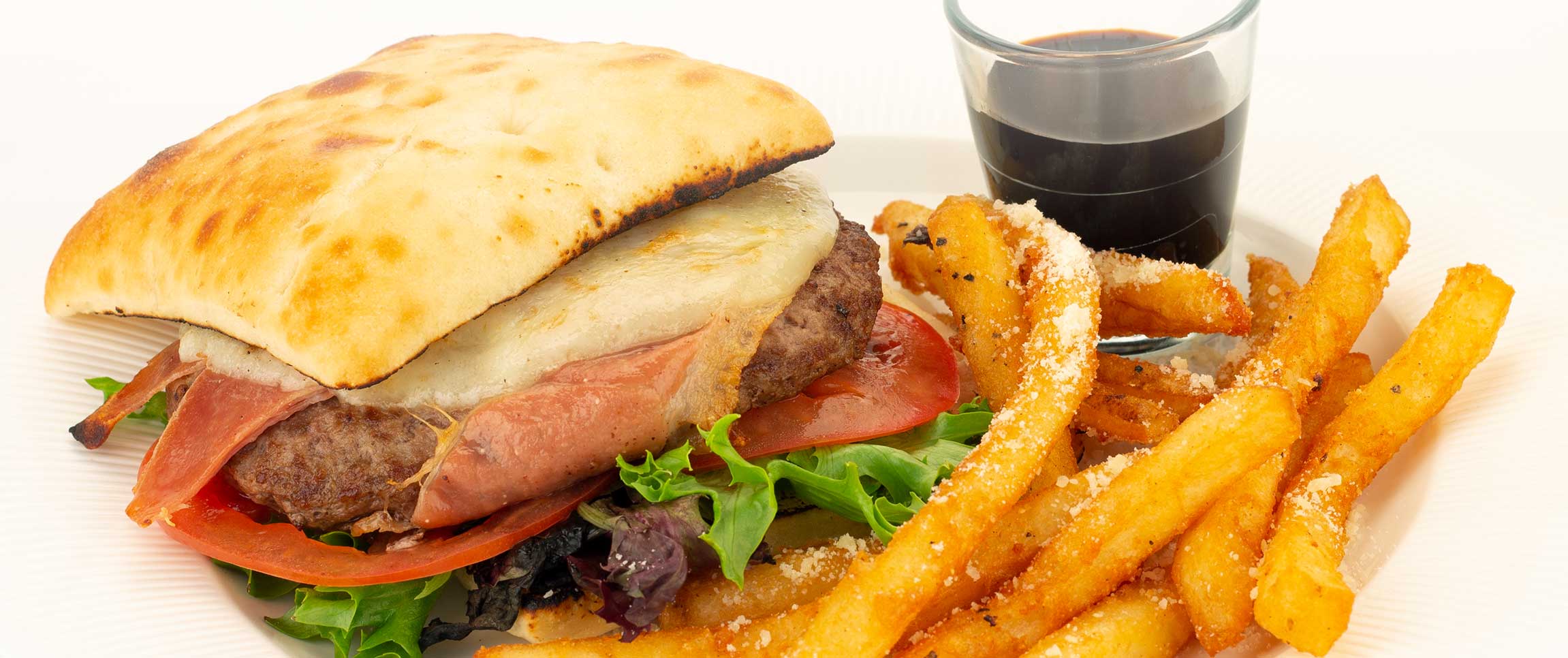 Provolone Prosciutto Burger