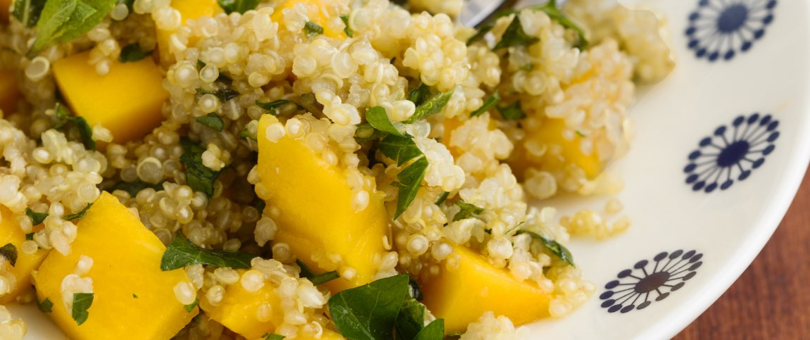 Quinoa, Mango, and Cilantro Salsa