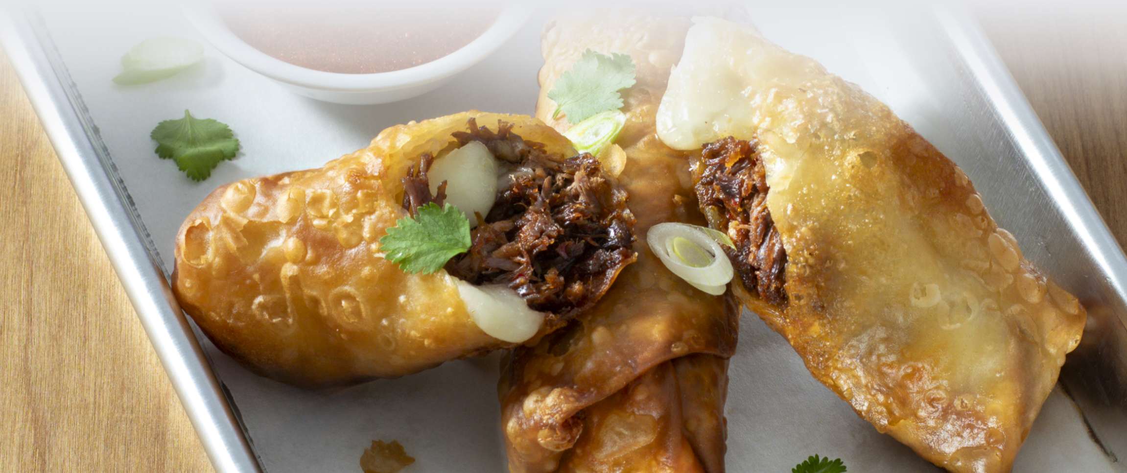 Quesabirria Egg Rolls