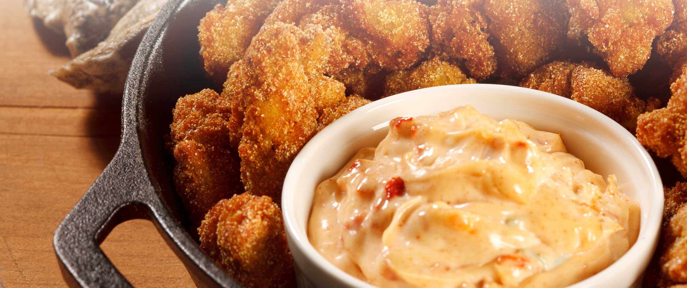 Fried Chicken with Roasted Red Pepper Remoulade