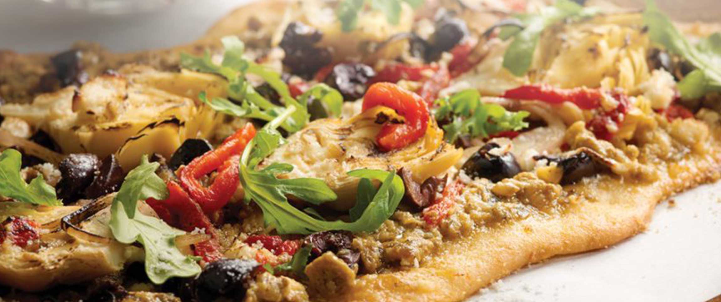 Rustic Flatbread with Roasted Poblano