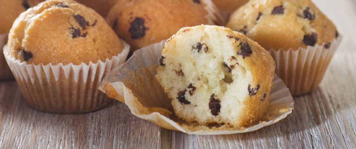 Sour Cream Choco-Muffins