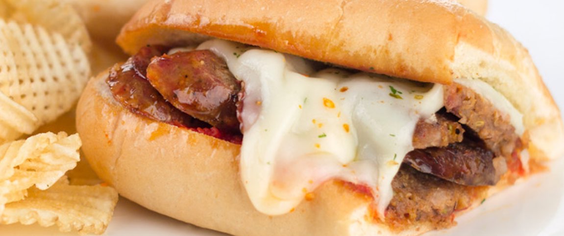 Italian Sausage and Cheese Poboy