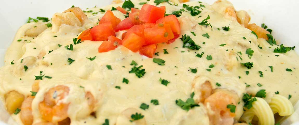 Shrimp and Scallop Mac and Cheese