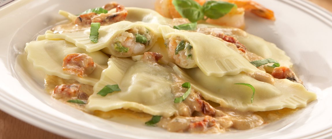 Shrimp and Asparagus Ravioli 