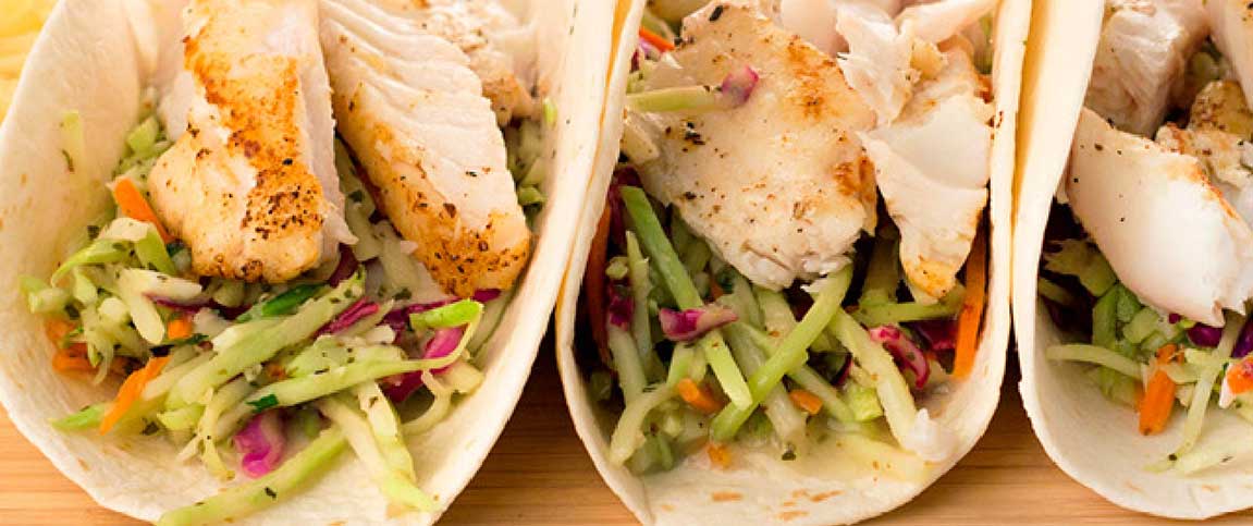 Snapper Street Tacos with Citrus Coleslaw