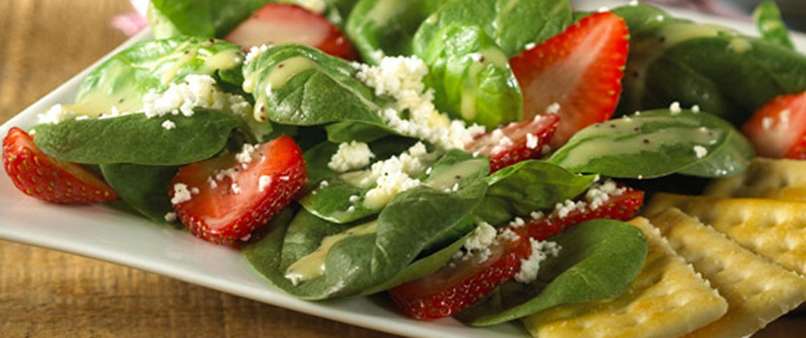 Strawberry Spinach Salad