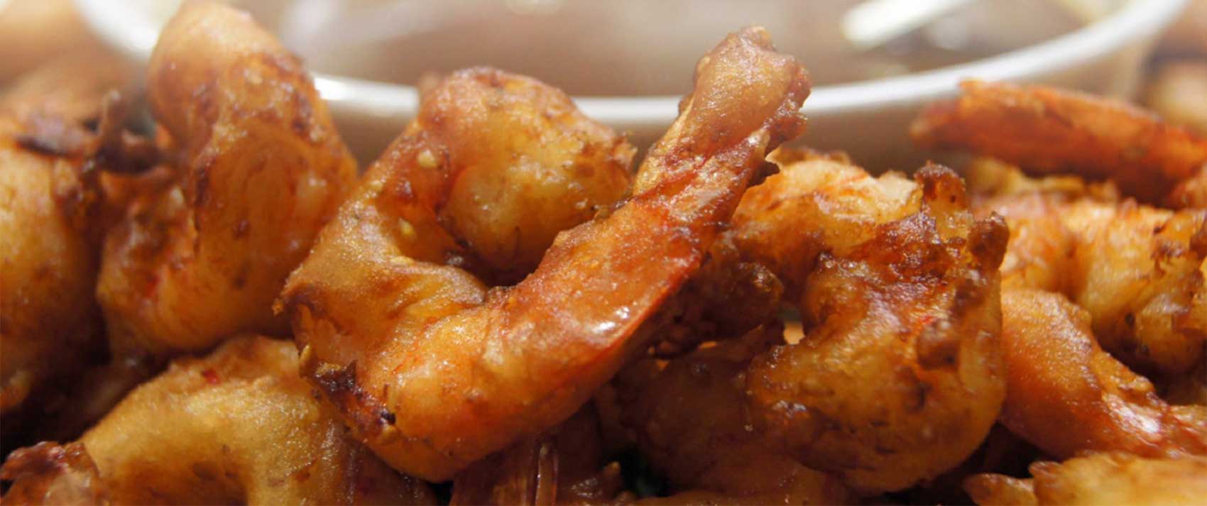 Sesame Wasabi Fried Shrimp